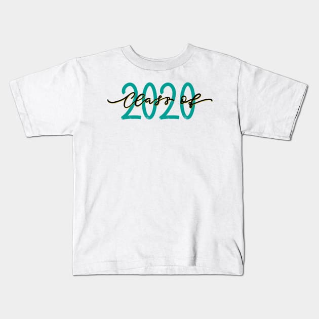 Class of 2020 Kids T-Shirt by LFariaDesign